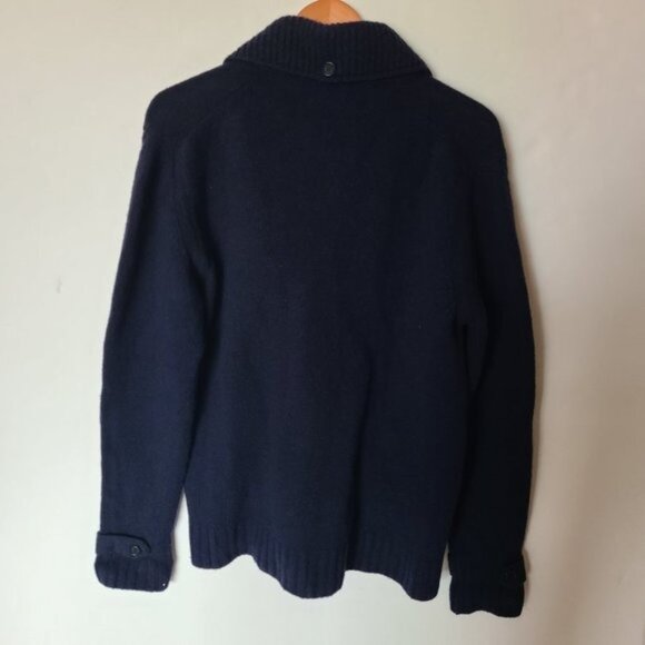 Fendi Blue Mens Coat Jacket Wool Blend XL - Picture 8 of 15